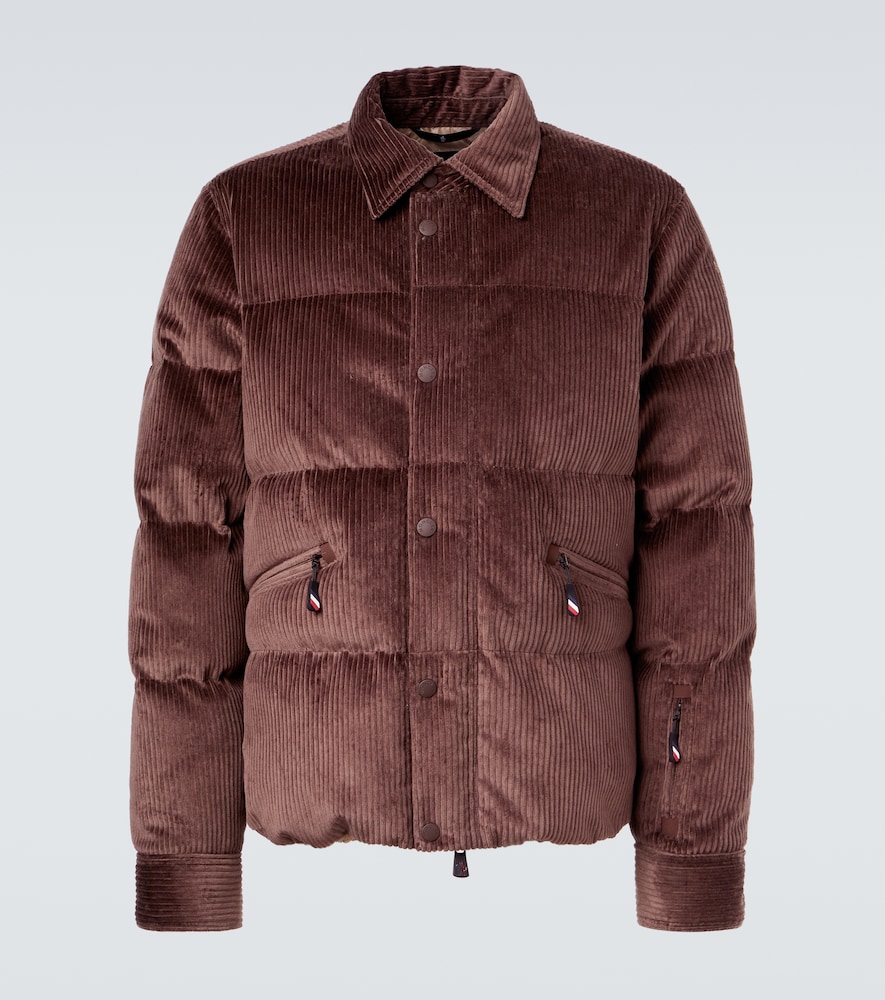 Moncler Grenoble Elgon cotton corduroy down ski jacket