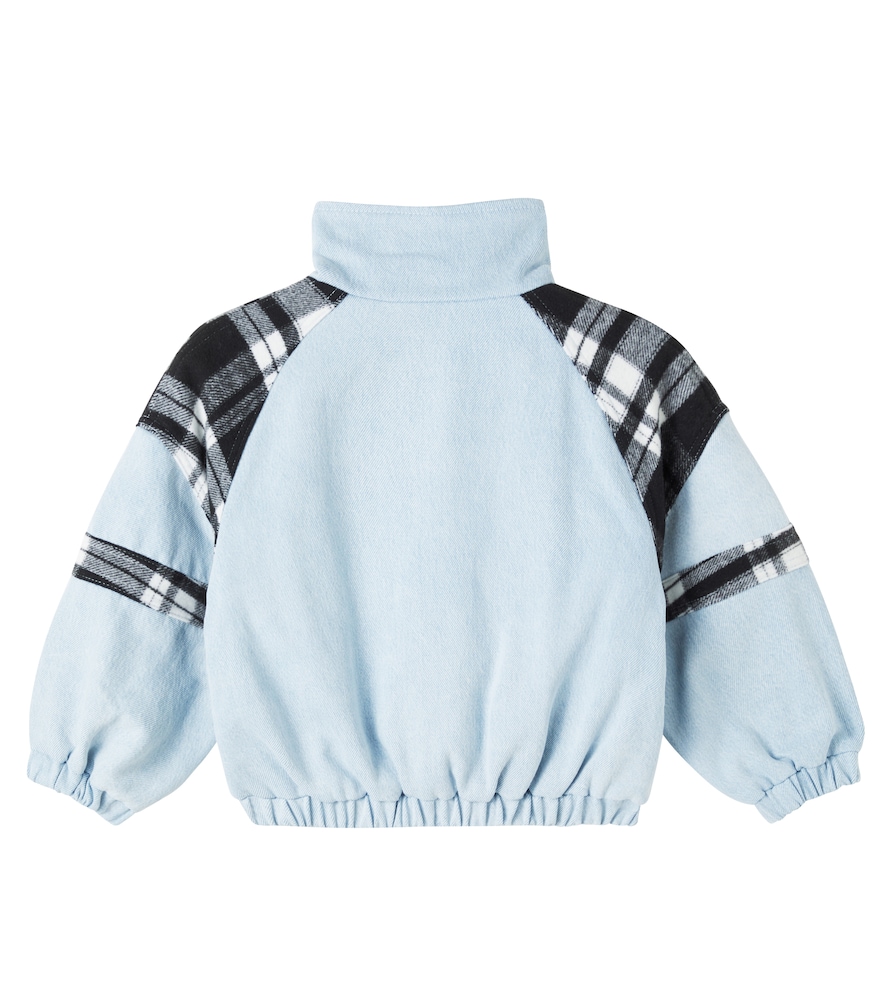  Stella Mccartney Kids Stella Mccartney Kids Checked Denim Jacket 