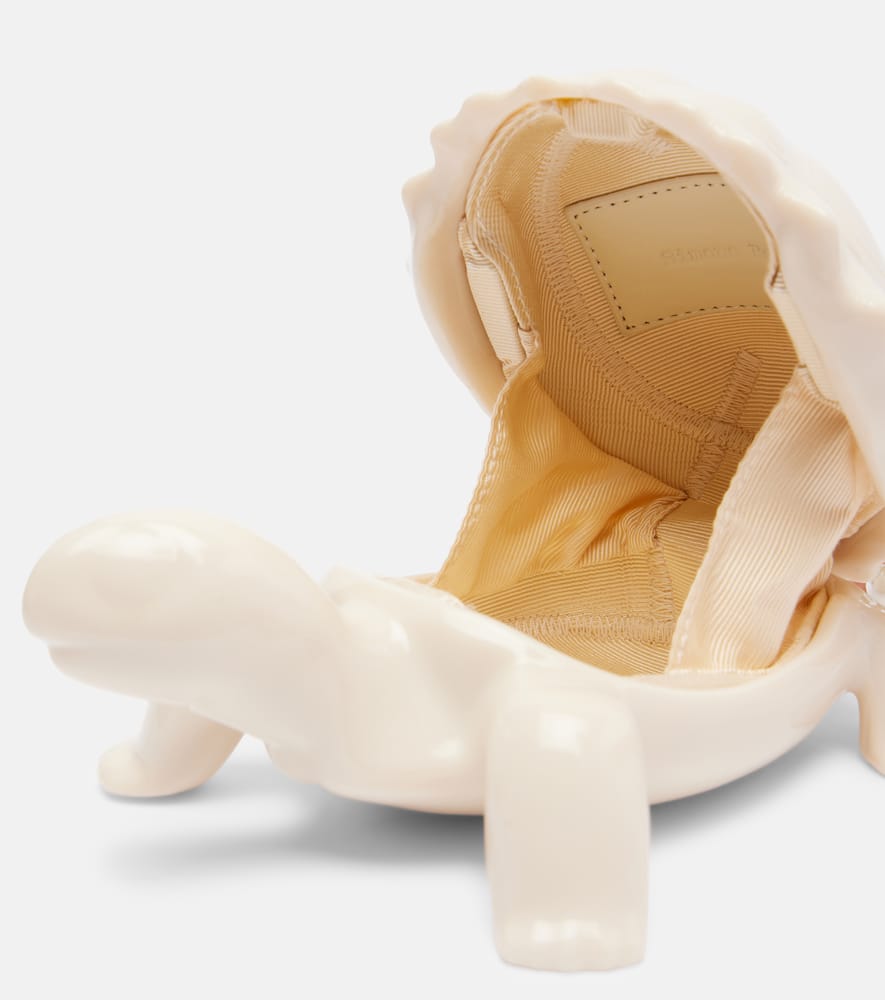 Simone Rocha Womens Cream Tortoise Perspex Cross-body Bag In White