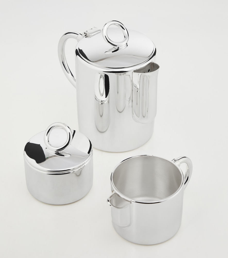  Christofle Christofle Vertigo Silver-plated Teapot By Andree Putman 