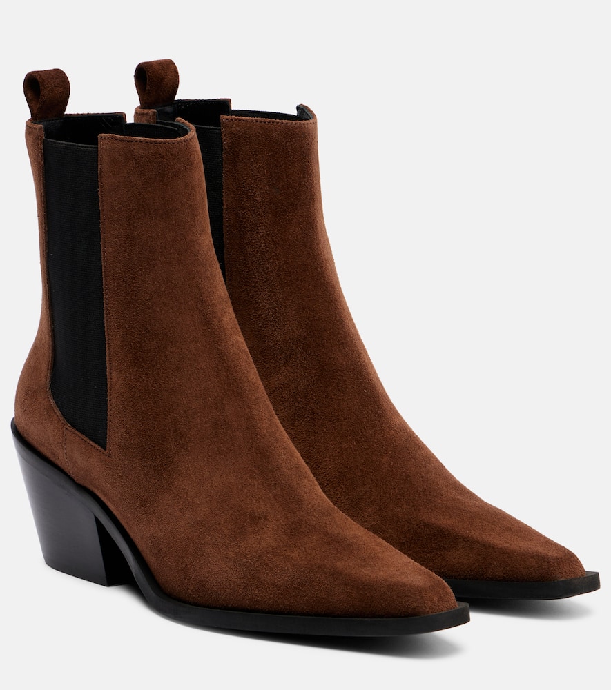 A.emery A. Emery Leo Suede Ankle Boots In Brown