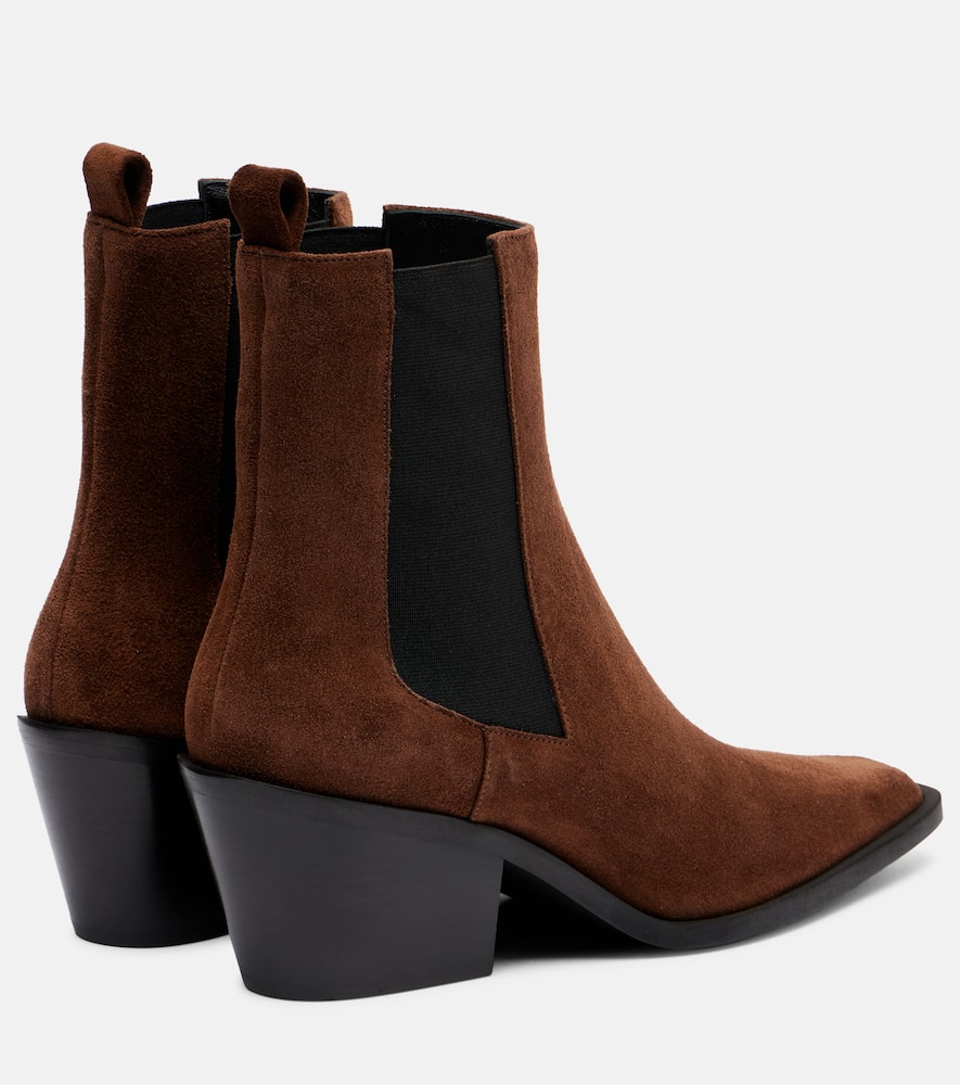 A.emery A. Emery Leo Suede Ankle Boots In Brown