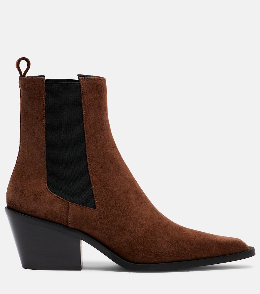 A.emery A. Emery Leo Suede Ankle Boots In Brown