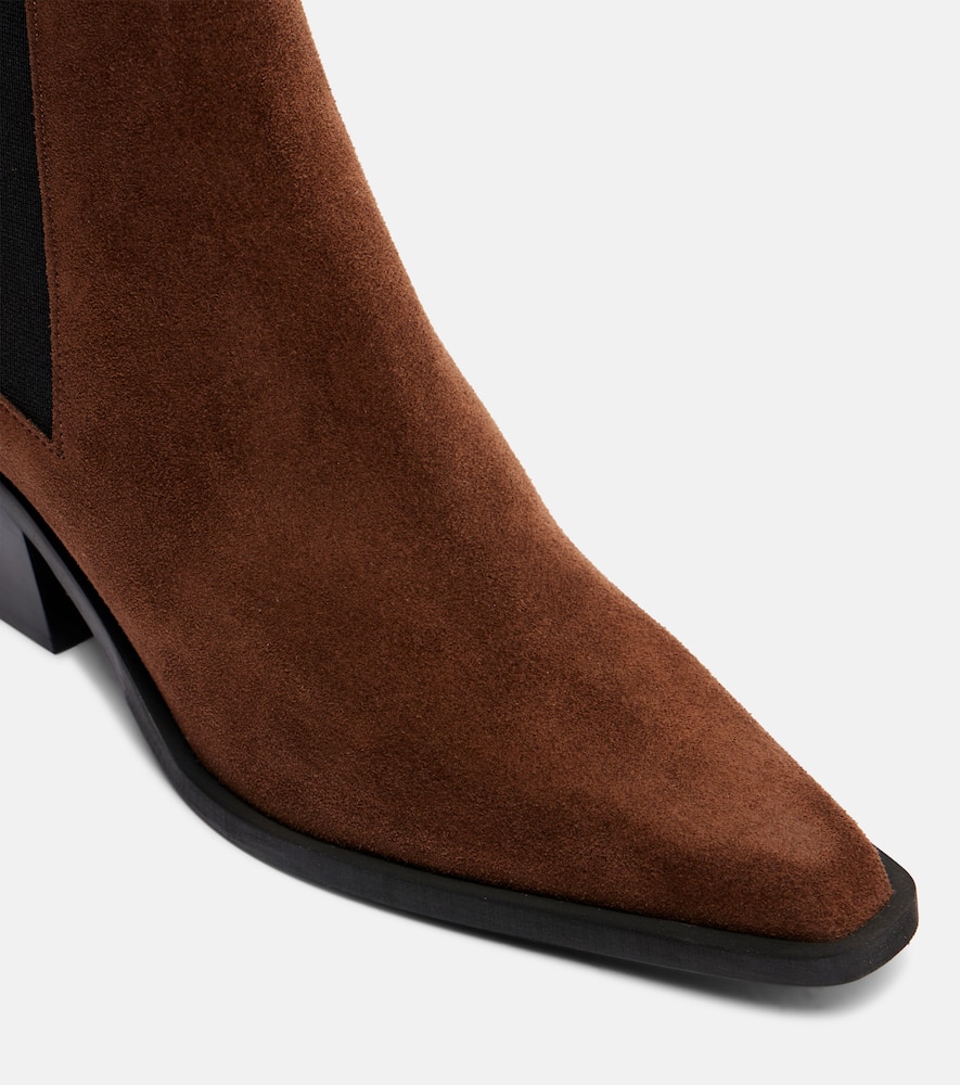 A.emery A. Emery Leo Suede Ankle Boots In Brown