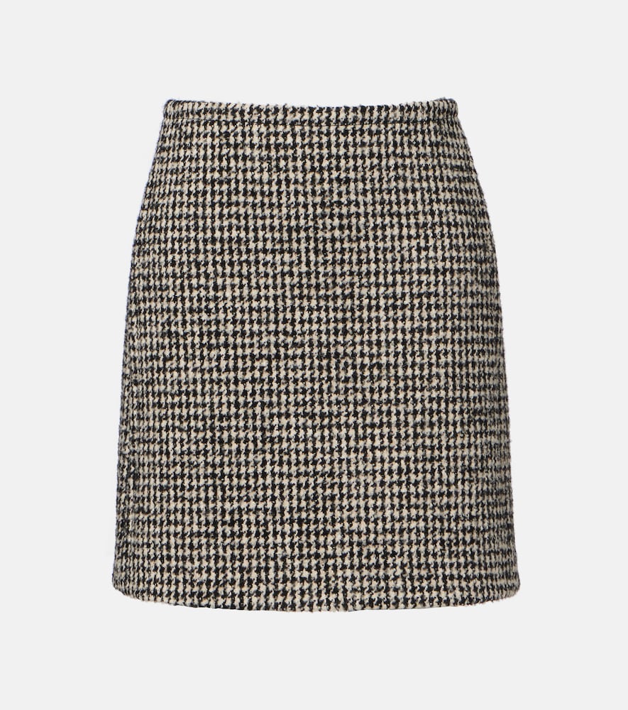 'S Max Mara Women's Black Houndstooth Miniskirt UK Size 18 - Mytheresa