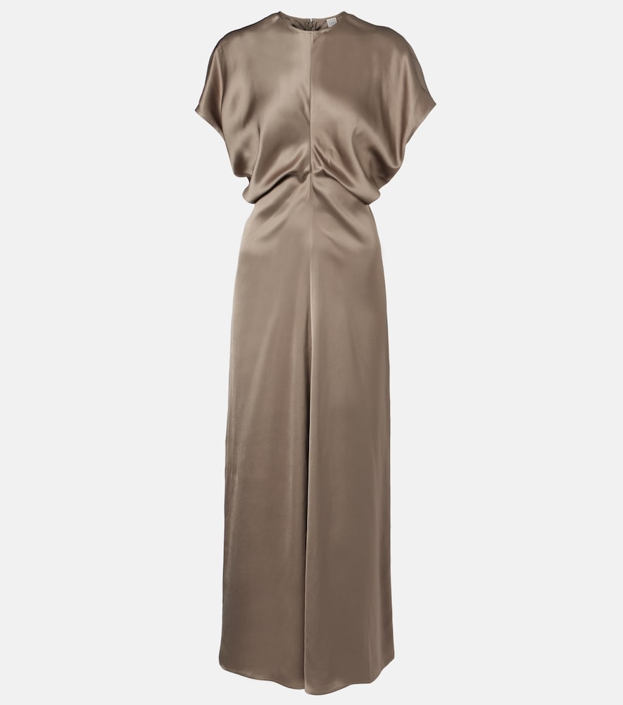 Toteme Toteme Draped satin maxi dress　Toteme ドレープサテンマキシドレス