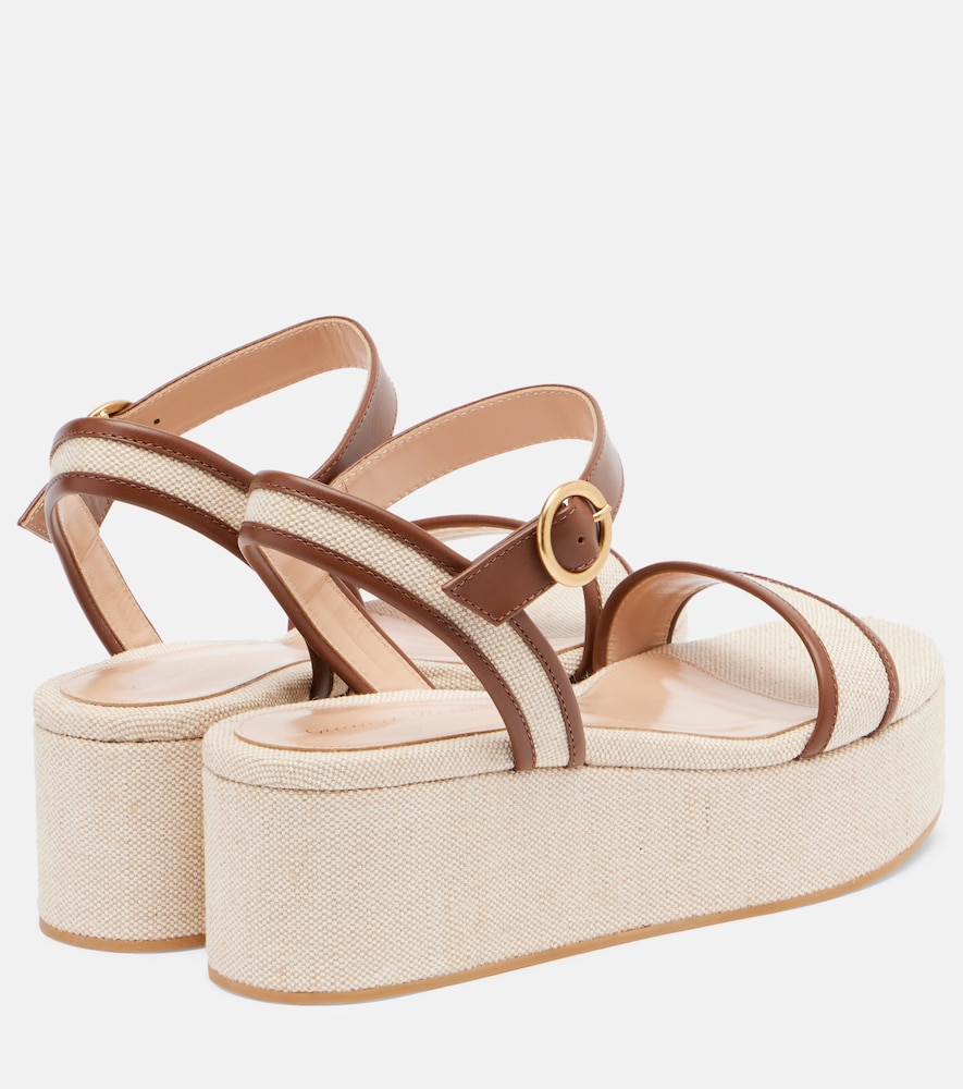 Rodi Canvas Platform Sandals