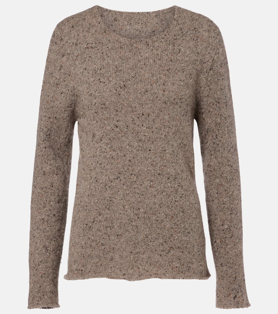 The Row Maira Cashmere Sweater In Brown
