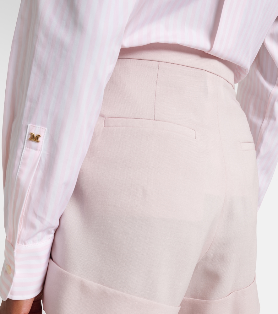  Max Mara Max Mara Celebre Wool-blend Shorts 