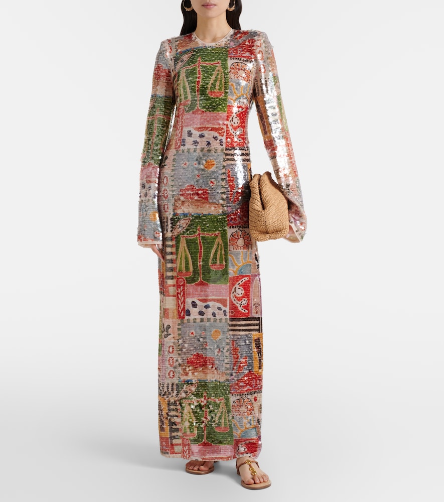  Alemais Alémais X Laurence Leenaert Robe Lumira Mit Pailletten 