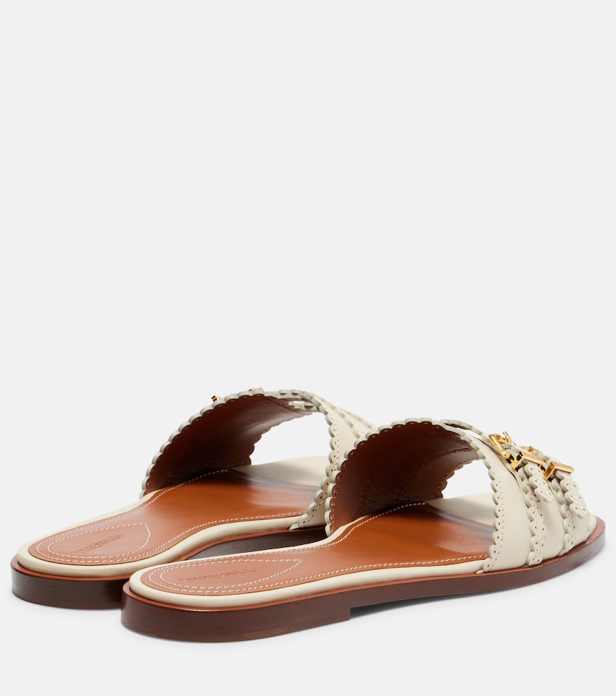  Zimmermann Zimmermann Goldie Leather Slides 