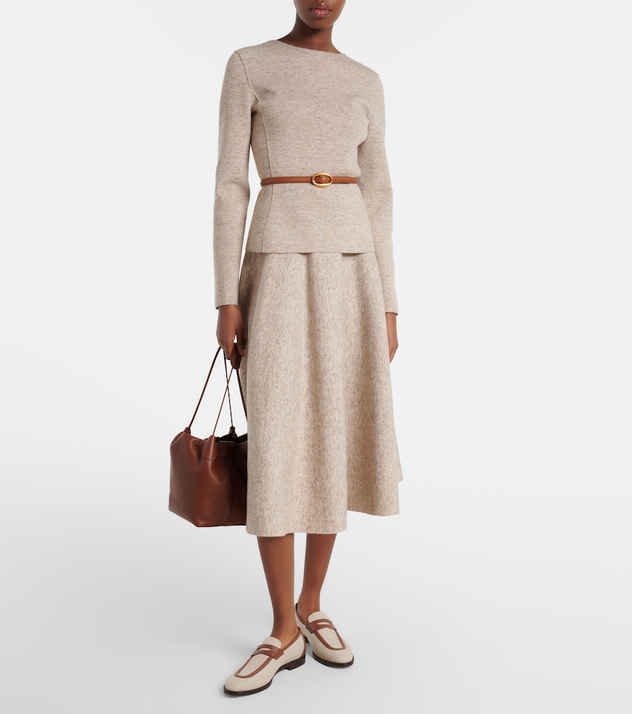  Loro Piana Loro Piana Cardigan Willow Aus Kaschmir, Wolle Und Leinen 