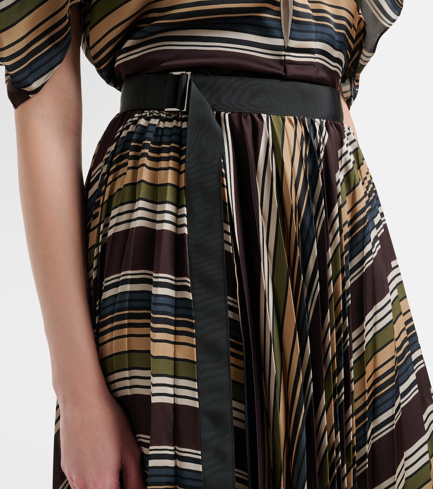 Striped Midi
