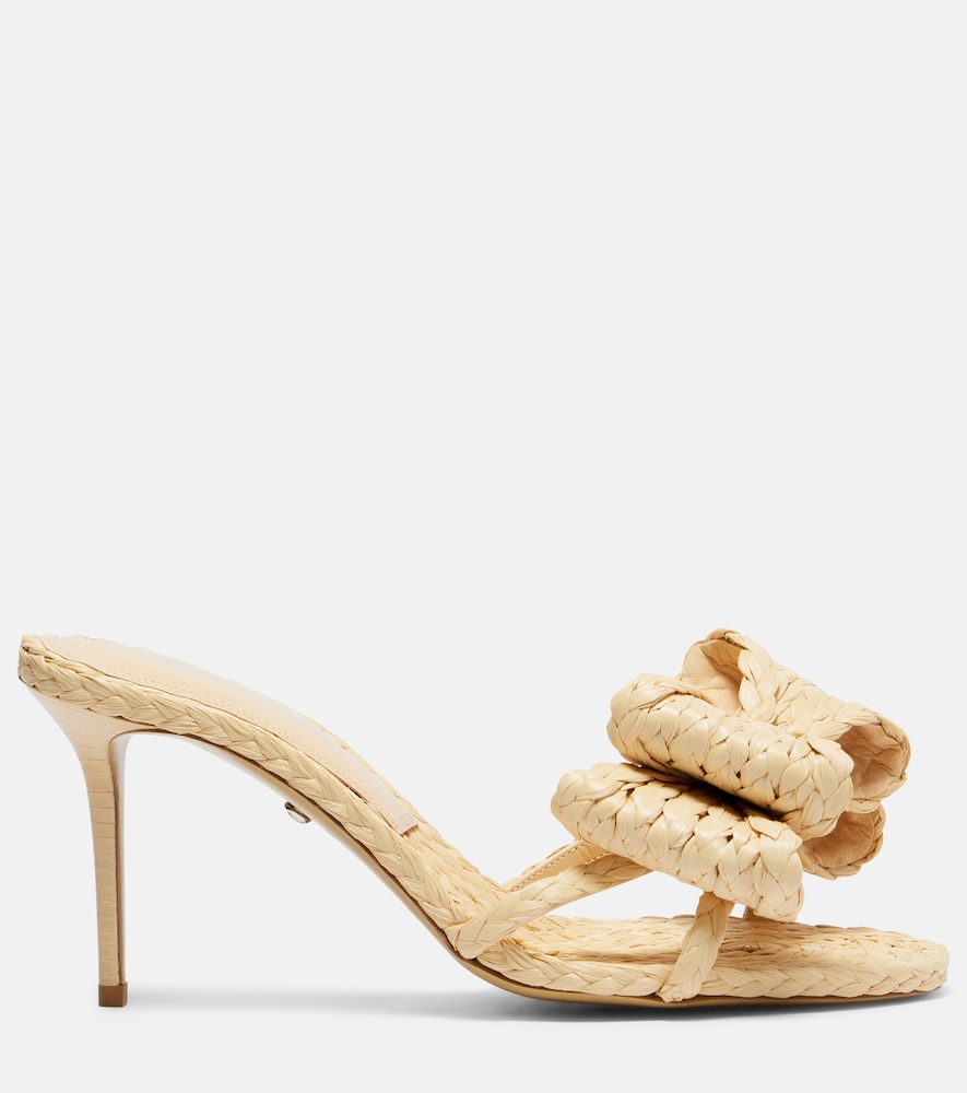  Mach & Mach Mach & Mach Le Cadeau 85 Raffia Mules 