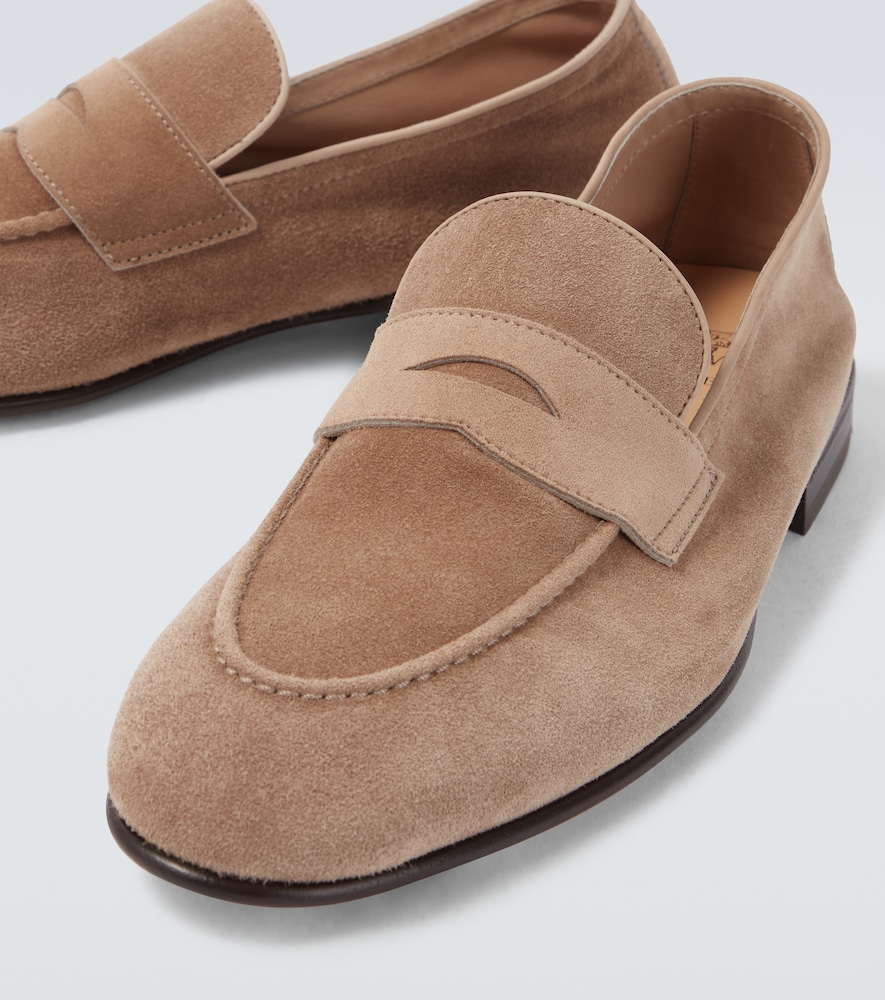  Brunello Cucinelli Brunello Cucinelli Loafers Aus Veloursleder 