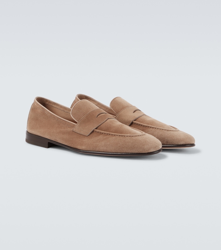  Brunello Cucinelli Brunello Cucinelli Loafers Aus Veloursleder 