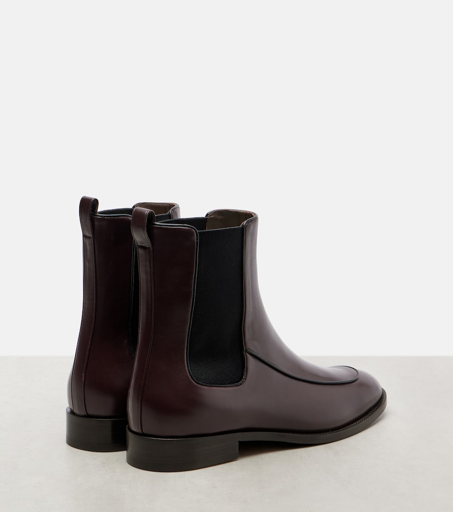  Max Mara Max Mara Mirto Leather Chelsea Boots 