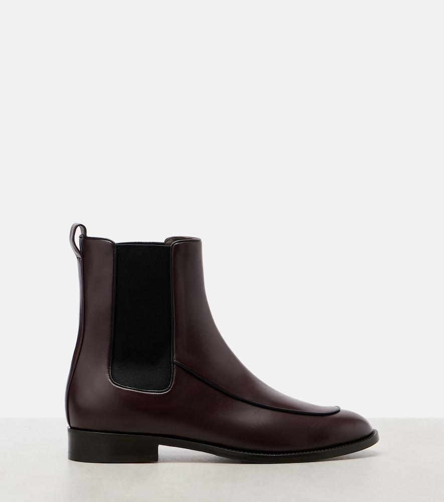  Max Mara Max Mara Mirto Leather Chelsea Boots 