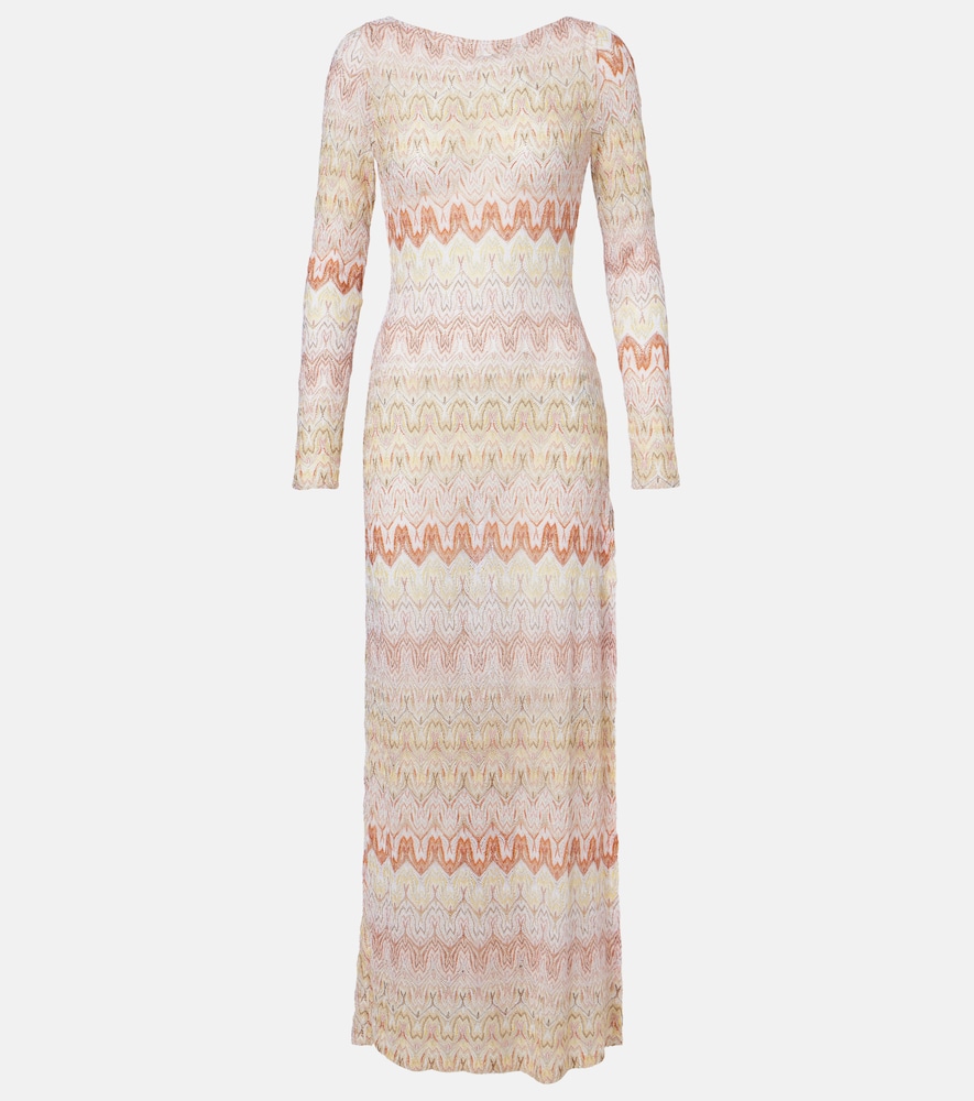 Missoni Women's Multicoloured Lame Maxi Dress UK Size 6 - Mytheresa