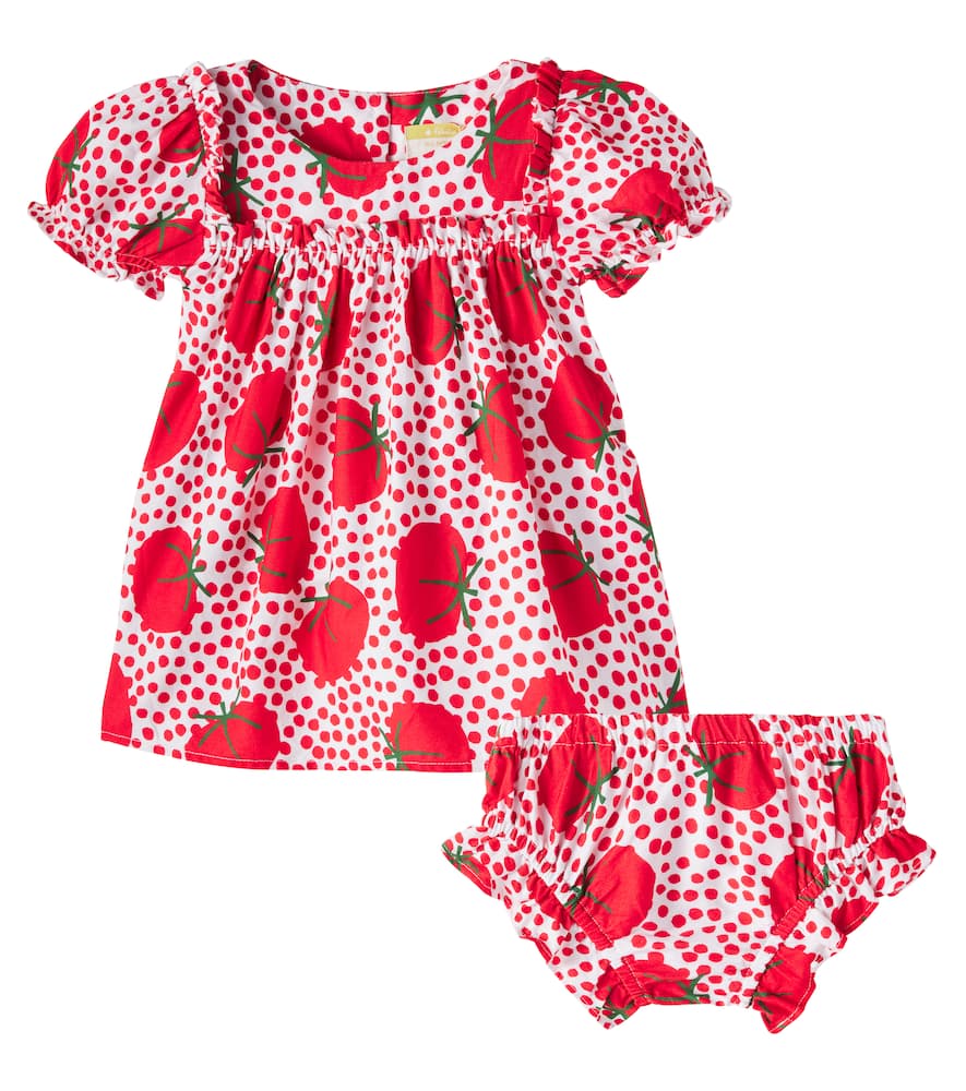 Fábula Baby Set aus Kleid und Höschen aus Baumwolle