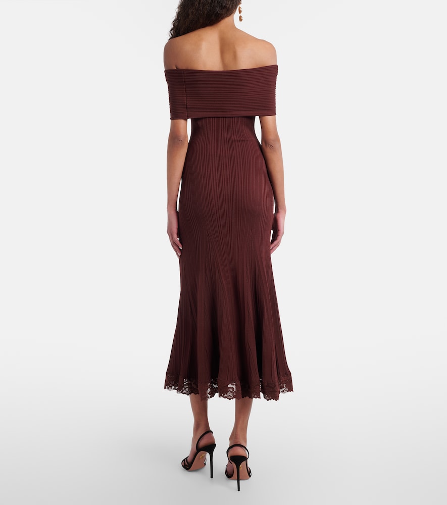  Self-portrait Self-portrait Midikleid Mit Spitze 