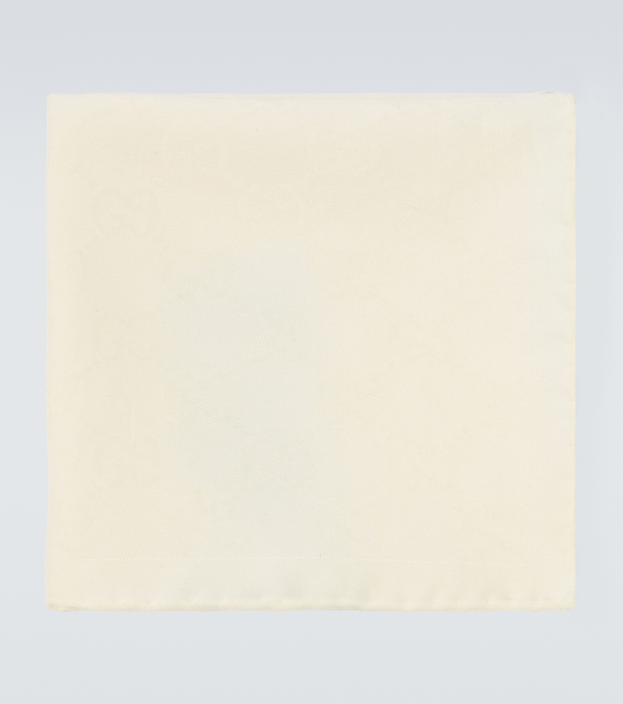 GUCCI Gucci GG cotton and silk pocket square　グッチ GGコットン＆シルク ポケットチーフ