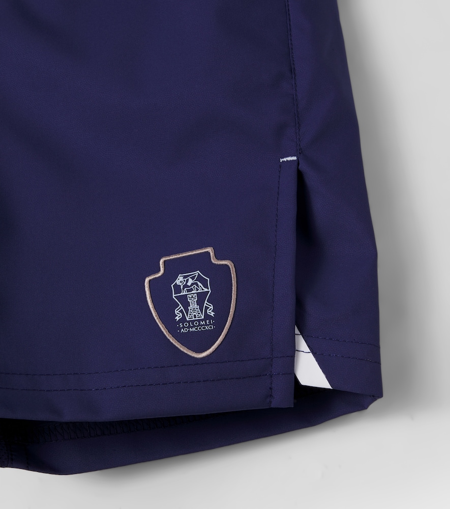  Brunello Cucinelli Kids Brunello Cucinelli Kids Shorts Con Logo 