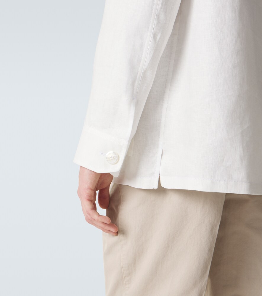  Brioni Brioni Linen And Cotton Jacket 