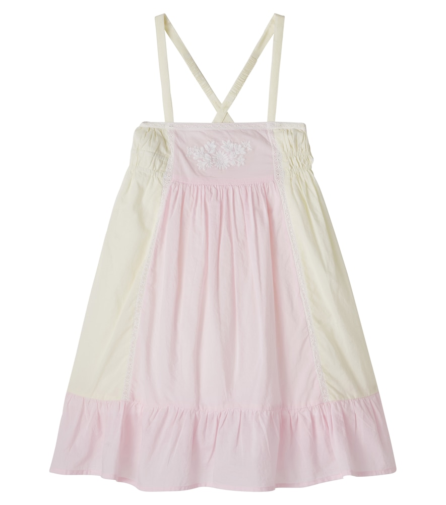 Louise Misha Marcelina Embroidered Cotton Dress