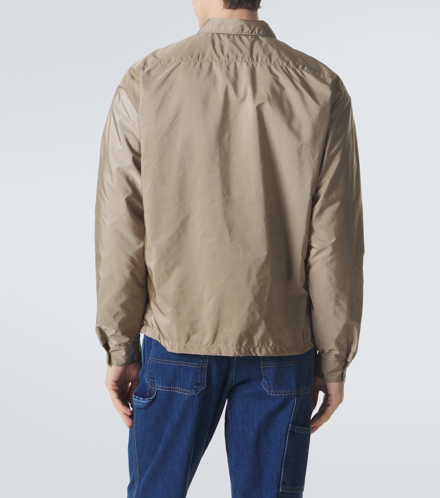  Prada Prada Re-nylon Zip-up Shirt 