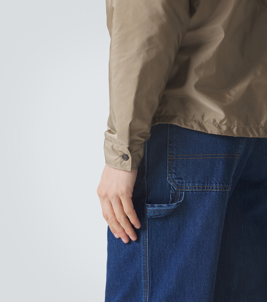  Prada Prada Re-nylon Zip-up Shirt 