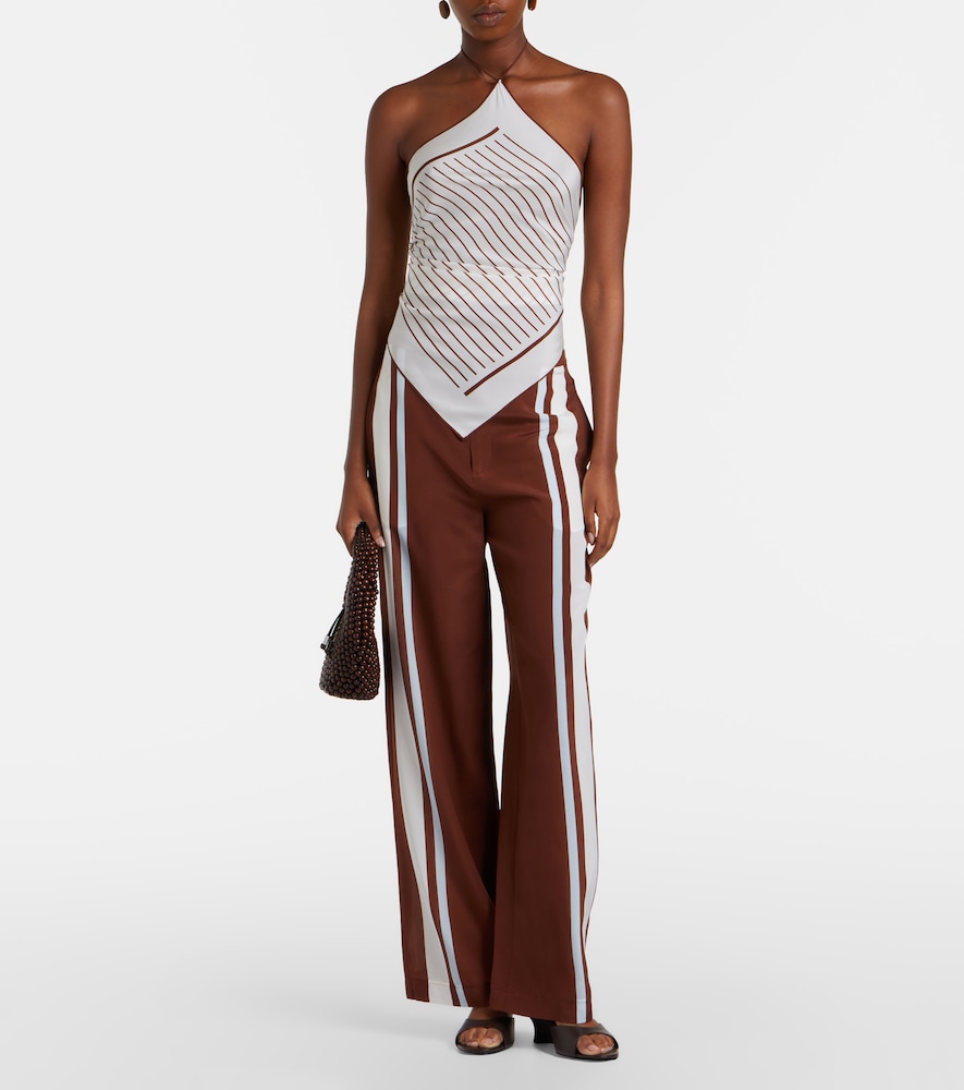 Marais Striped Halterneck Top
