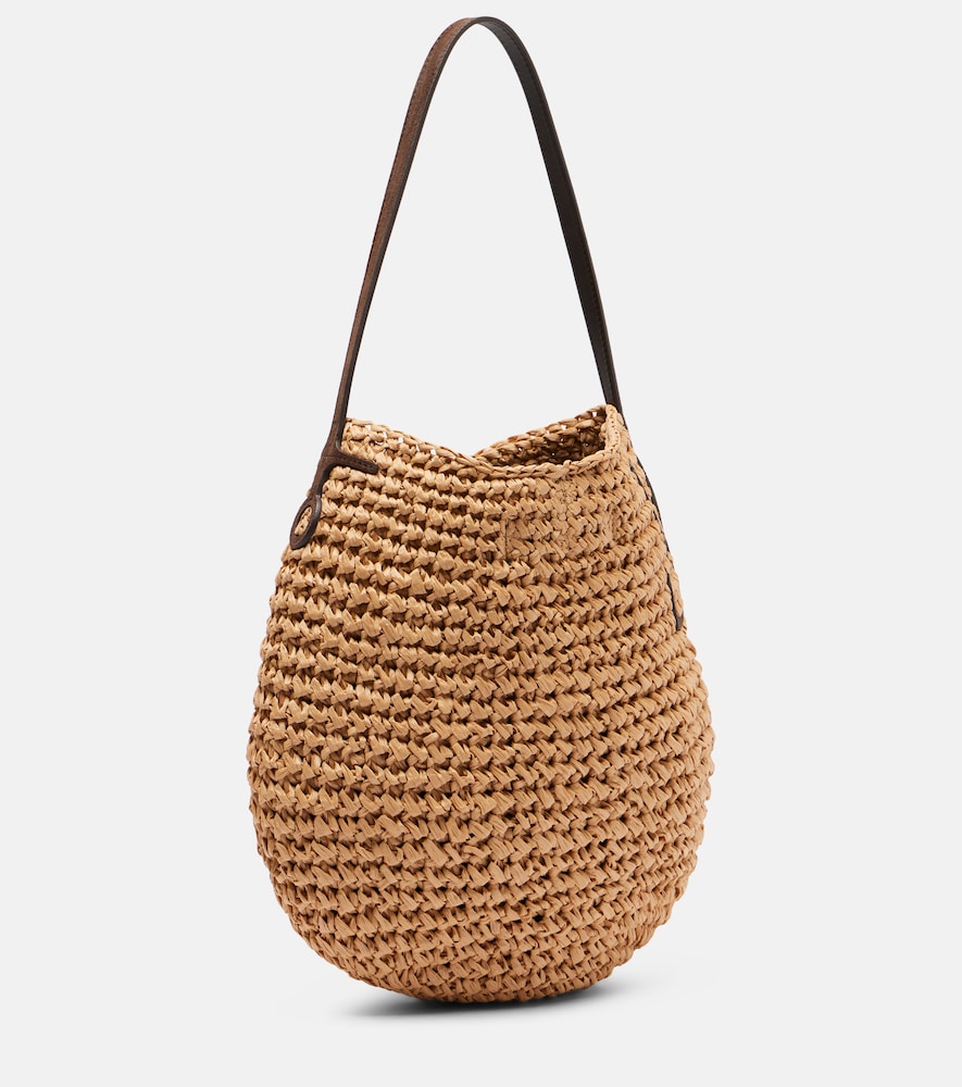  Jw Anderson Jw Anderson Bulb Small Raffia Bucket Bag 