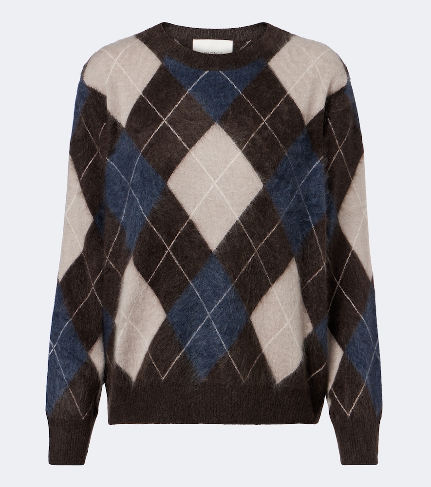 Pullover Margy in cashmere argyle