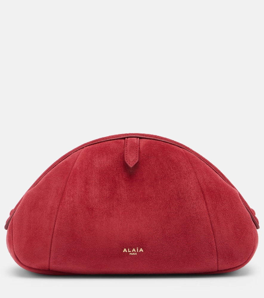 Alaïa Clutch Purse Small aus Veloursleder