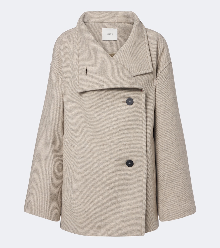 Caban Isaia in misto lana
