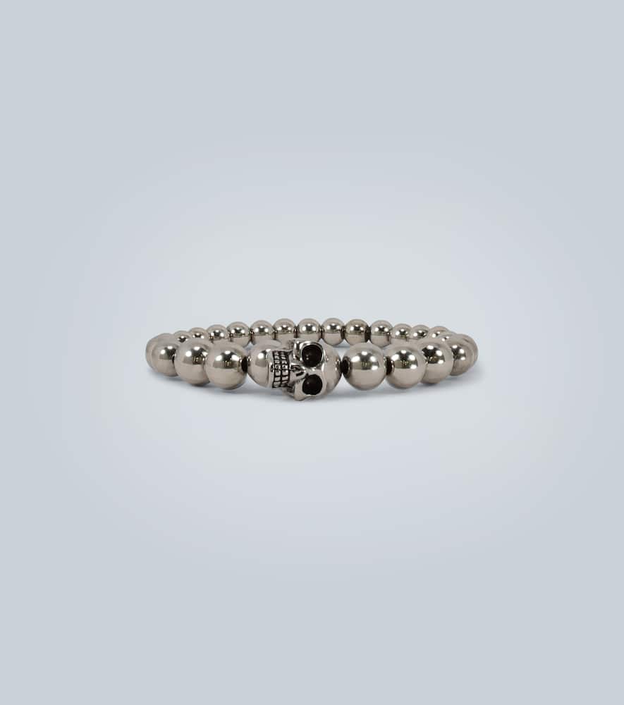 Skull multi-beaded bracelet