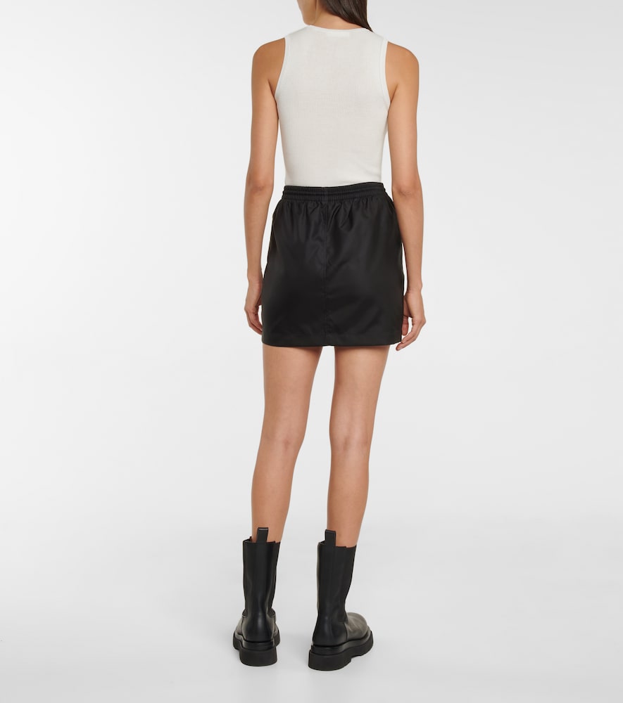  Wardrobe.nyc Wardrobe.nyc High-rise Drawstring Miniskirt 