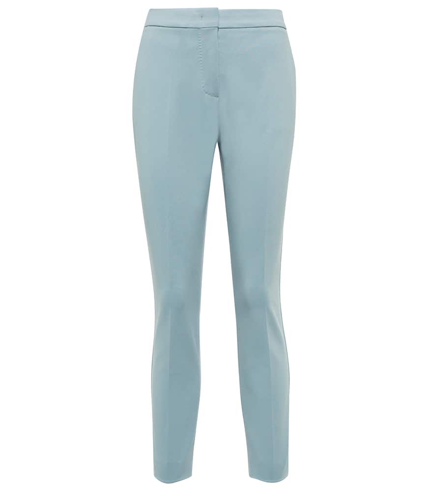 Max Mara Pegno high-rise slim jersey pants