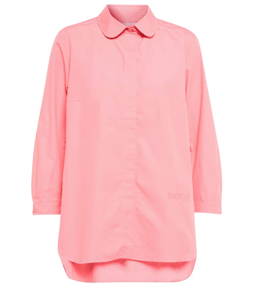 Patou Oversized cotton poplin shirt