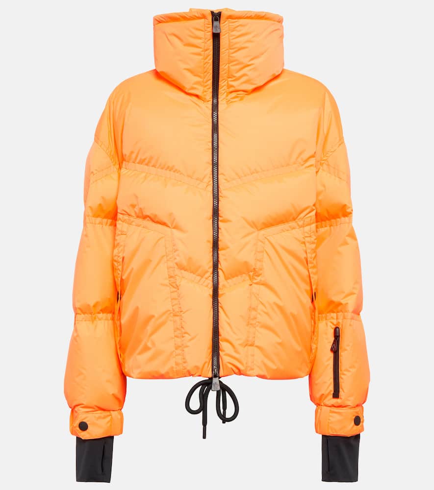 Moncler Cluses Down Puffer Jacket In Orange