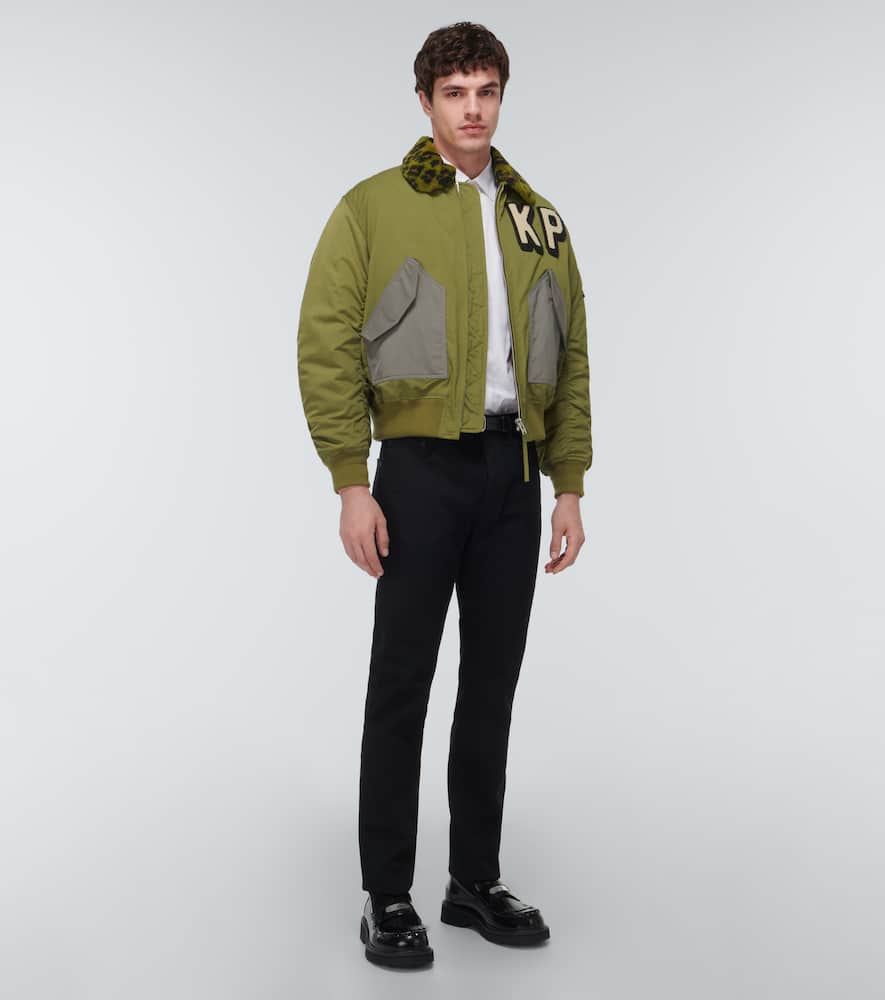 KENZO LOGO BOMBER JACKET