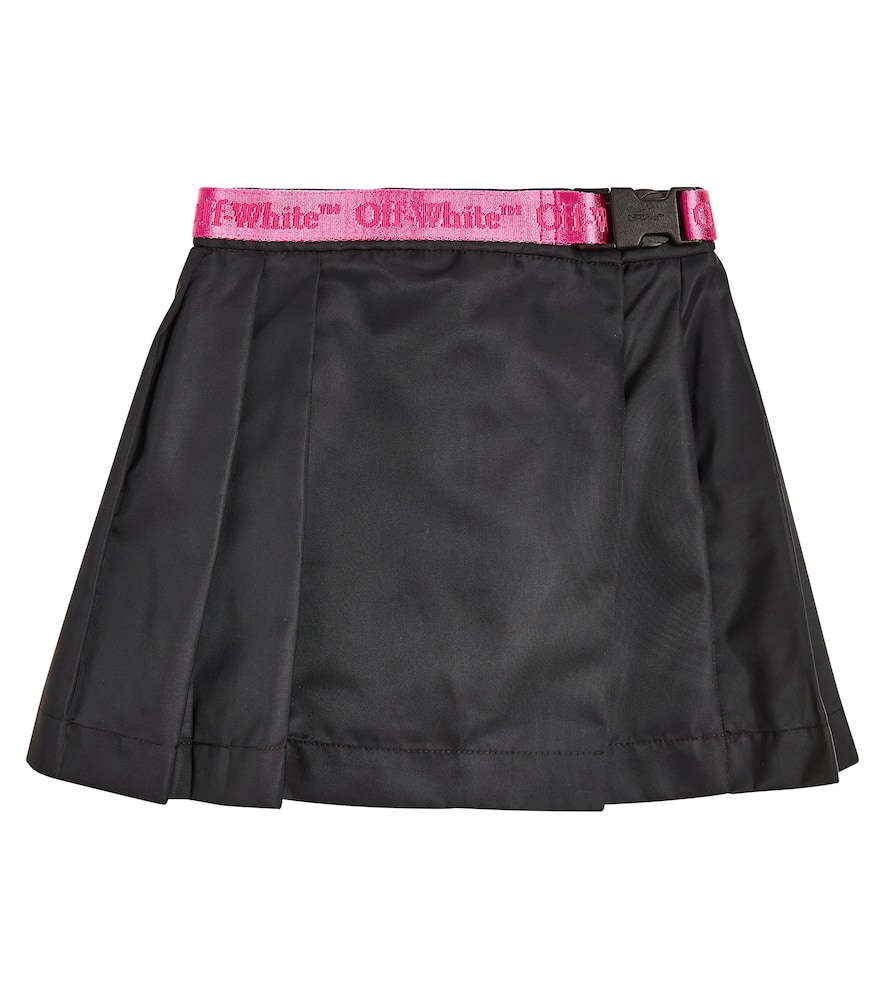 Off-White Kids Bookish Logo waistband miniskirt