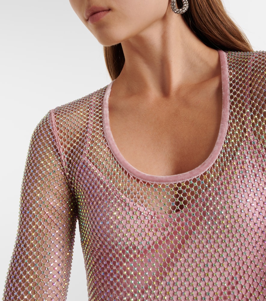  Sportmax Sportmax Embellished Mesh Gown 