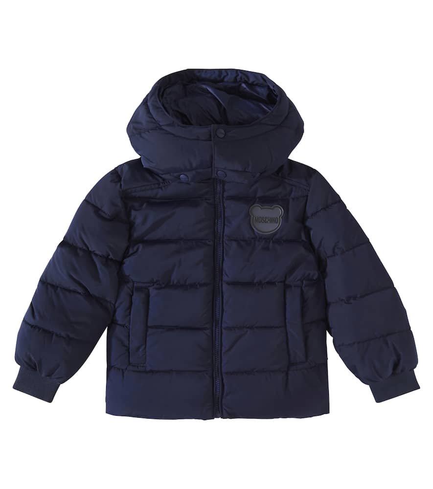 Moschino Kids Logo puffer jacket