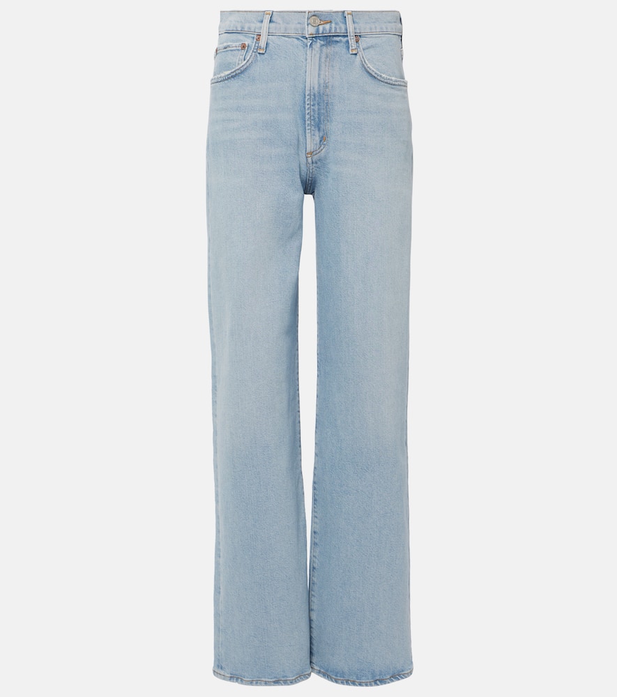 Agolde Low Slung Baggy Jeans In Blue