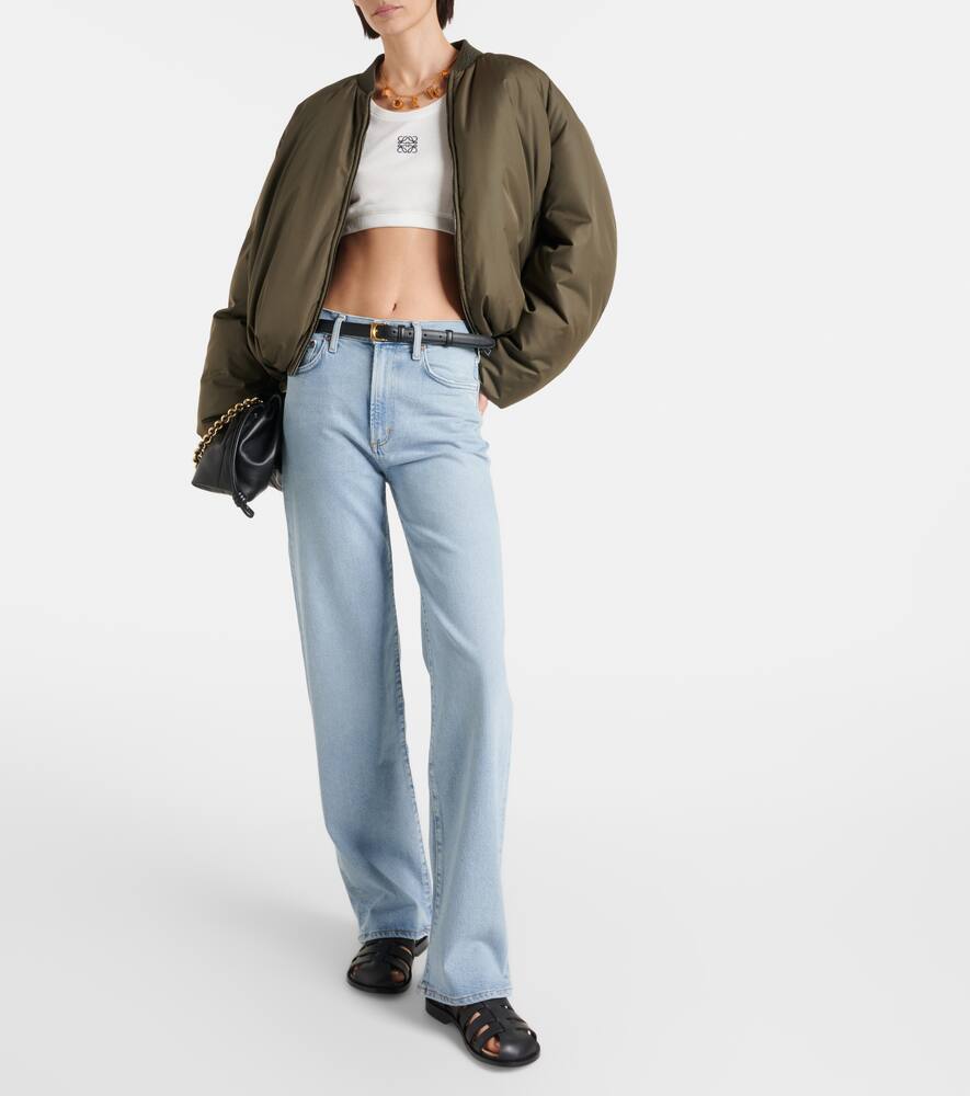 Agolde Low Slung Baggy Jeans In Blue