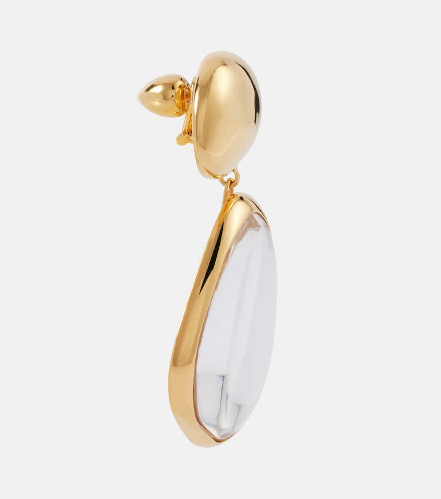 Alaïa Specchio Drop Earrings In Gold