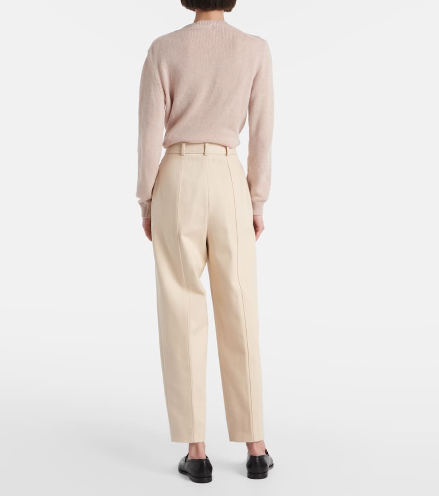 Loro Piana Dan Straight Jeans In Beige