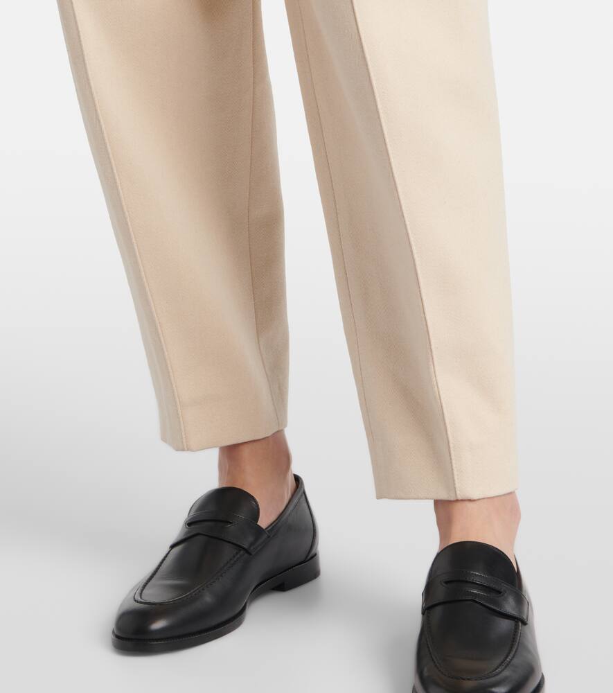 Loro Piana Dan Straight Jeans In Beige
